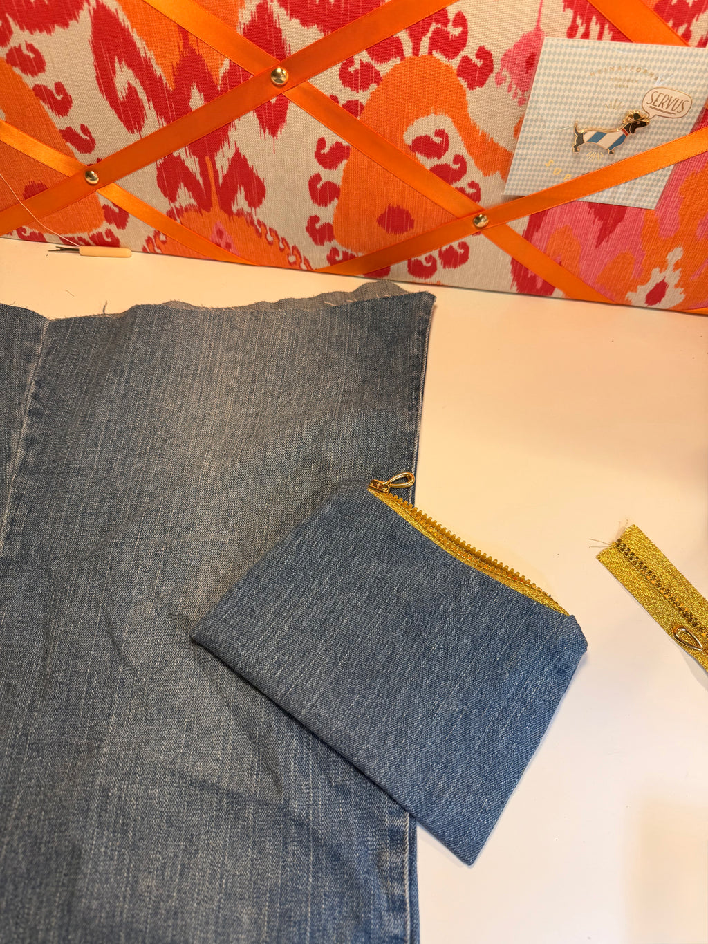 Denim Pouch